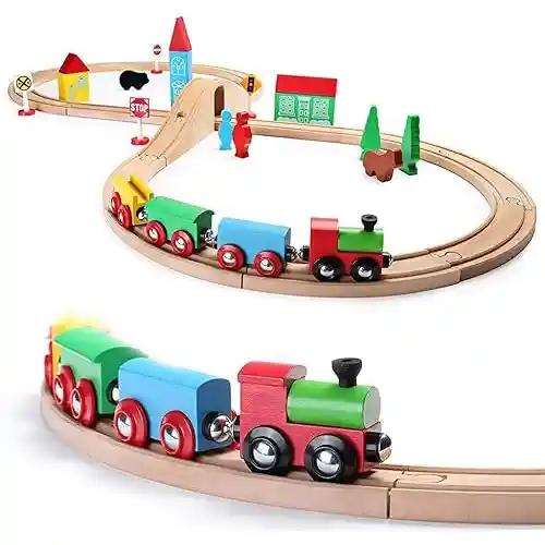 SainSmart Jr. Wooden Train Set